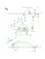 Gear Change Mechanism pour Kawasaki Bayou 220