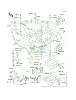 Rear Fenders pour Kawasaki Bayou 220