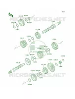 Transmission pour Kawasaki Bayou 220