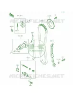 CamshaftsTensioner pour Kawasaki Bayou 400 4X4