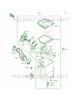 Air Cleaner pour Kawasaki Bayou 300