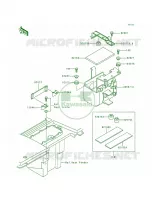 Battery Case pour Kawasaki Bayou 300