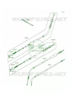 Cables pour Kawasaki Bayou 300