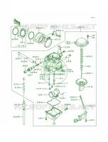 Carburetor pour Kawasaki Bayou 300