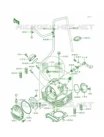 Cylinder Head pour Kawasaki Bayou 300