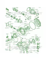 Drive ShaftFinal Gear pour Kawasaki Bayou 300