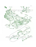Frame Fittings pour Kawasaki Bayou 300