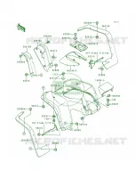 Front Fenders pour Kawasaki Bayou 300