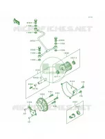 Oil PumpOil Filter pour Kawasaki Bayou 300