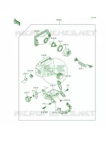 Optional PartsHeadlightKLF300 B8B9 pour Kawasaki Bayou 300