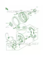 Rear Hub pour Kawasaki Bayou 300