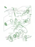 Starter Motor pour Kawasaki Bayou 300