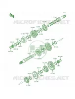Transmission pour Kawasaki Bayou 300