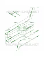 Cable pour Kawasaki Bayou 300