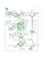 Carburetor pour Kawasaki Bayou 300
