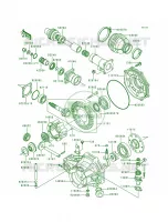 Drive ShaftFinal Gear pour Kawasaki Bayou 300