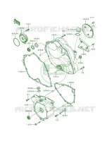 Engine Cover pour Kawasaki Bayou 300