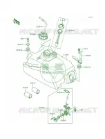 Fuel Tank pour Kawasaki Bayou 300