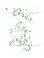 Head Lamp pour Kawasaki Bayou 300