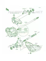 Rear Axle pour Kawasaki Bayou 300