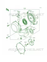 Recoil Starter pour Kawasaki Bayou 300