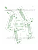 Shock Absorber pour Kawasaki Bayou 300
