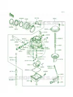 Carburetor pour Kawasaki Bayou 300 4X4