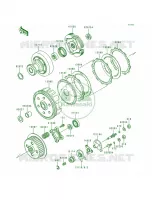 Clutch pour Kawasaki Bayou 300 4X4