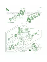 Crankshaft pour Kawasaki Bayou 300 4X4