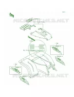 DecalsKLF300 C1C2 pour Kawasaki Bayou 300 4X4