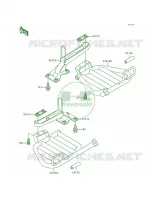 Footrests pour Kawasaki Bayou 300 4X4