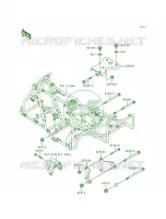 Frame Fittings pour Kawasaki Bayou 300 4X4