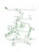 Front Suspension pour Kawasaki Bayou 300 4X4