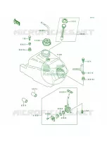 Fuel Tank pour Kawasaki Bayou 300 4X4