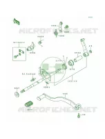 Gear Change Mechanism pour Kawasaki Bayou 300 4X4
