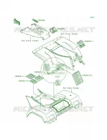 Labels pour Kawasaki Bayou 300 4X4