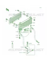Radiator pour Kawasaki Bayou 300 4X4