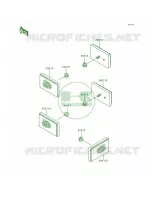 Reflectors pour Kawasaki Bayou 300 4X4