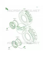 WheelsTires pour Kawasaki Bayou 300 4X4