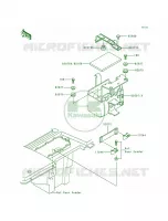 Battery Case pour Kawasaki Bayou 300