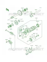 Change DrumShift Fork pour Kawasaki Bayou 300