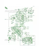 Crankcase pour Kawasaki Bayou 300