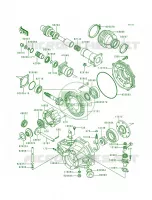 Drive ShaftFinal Gear pour Kawasaki Bayou 300
