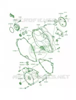 Engine Cover pour Kawasaki Bayou 300