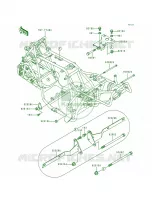 Frame Fitting pour Kawasaki Bayou 300