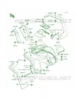 Front Fender pour Kawasaki Bayou 300