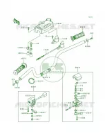 Handlebar pour Kawasaki Bayou 300