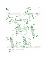 Rear Suspension pour Kawasaki Bayou 300