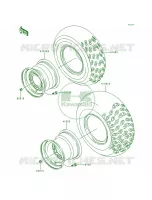 Tire pour Kawasaki Bayou 300