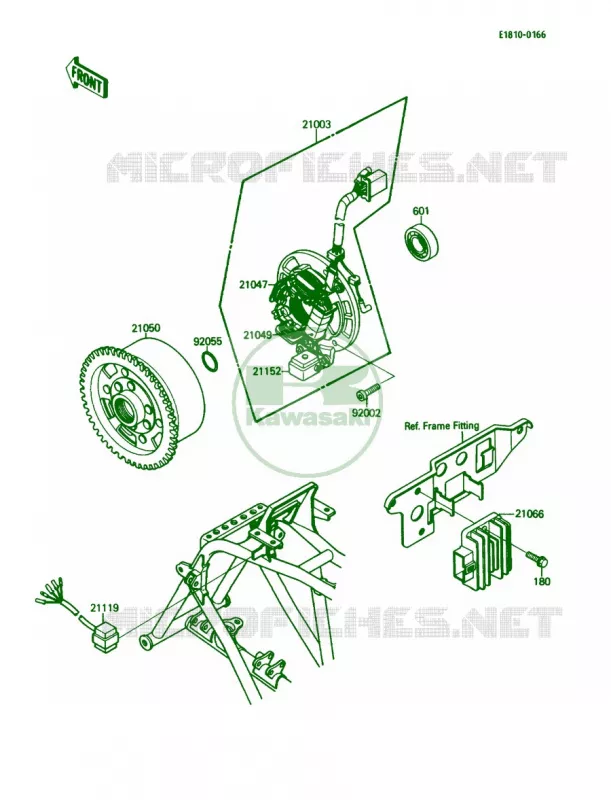 Generator Kawasaki QUAD 110 1988 Mojave 110E  KLF110-B2